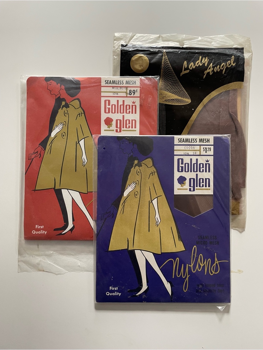Nylon shaped stockings - 3 pairs